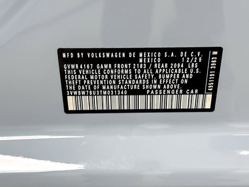 New 2026 Volkswagen Jetta Sport FWD image 23