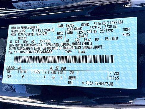 New 2026 Ford F350 XLT w/ XLT Premium Package AWD/4WD image 13