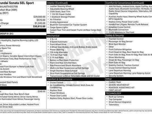 New 2026 Hyundai Sonata SEL image 31