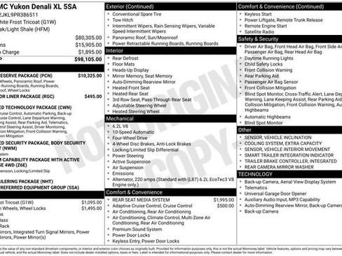 Certified 2023 GMC Yukon XL Denali w/ Denali Reserve Package AWD/4WD image 12
