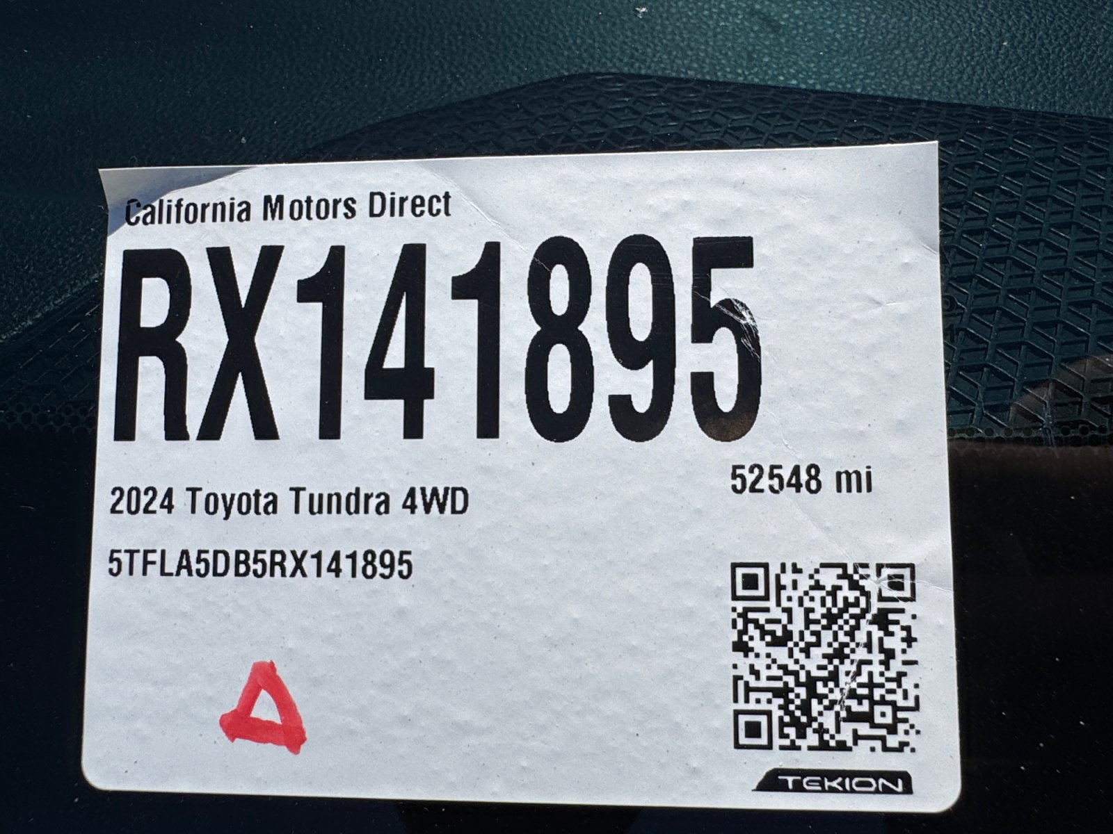 Used 2024 Toyota Tundra SR5 w/ TRD Sport Package AWD/4WD image 20