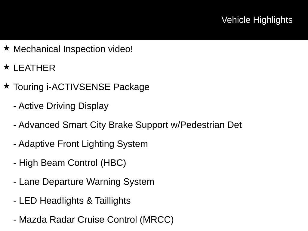 Used 2019 MAZDA CX-3 Touring w/ Touring I-ACTIVSENSE Package FWD image 8