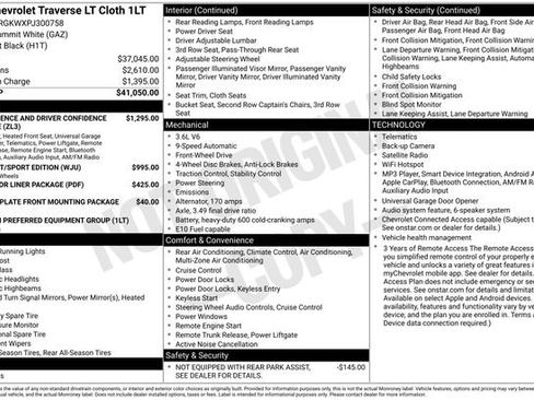 Used 2023 Chevrolet Traverse LT FWD image 31