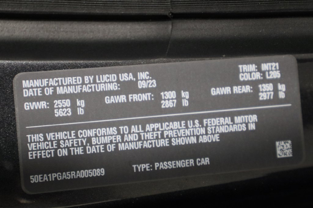 Used 2024 Lucid Air Pure RWD image 41