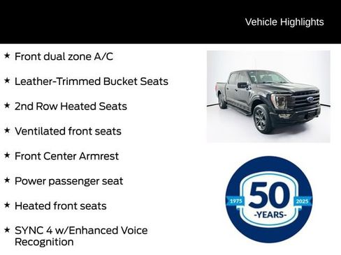 Certified 2023 Ford F150 Lariat w/ Equipment Group 502A High AWD/4WD image 16