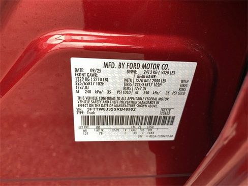 New 2025 Ford Maverick XLT w/ Equipment Group 301A image 56