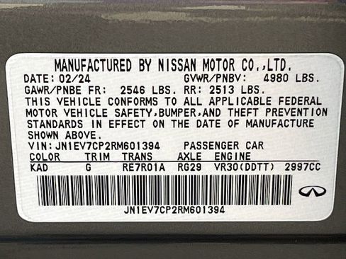 Used 2024 INFINITI Q50 Sensory RWD image 33
