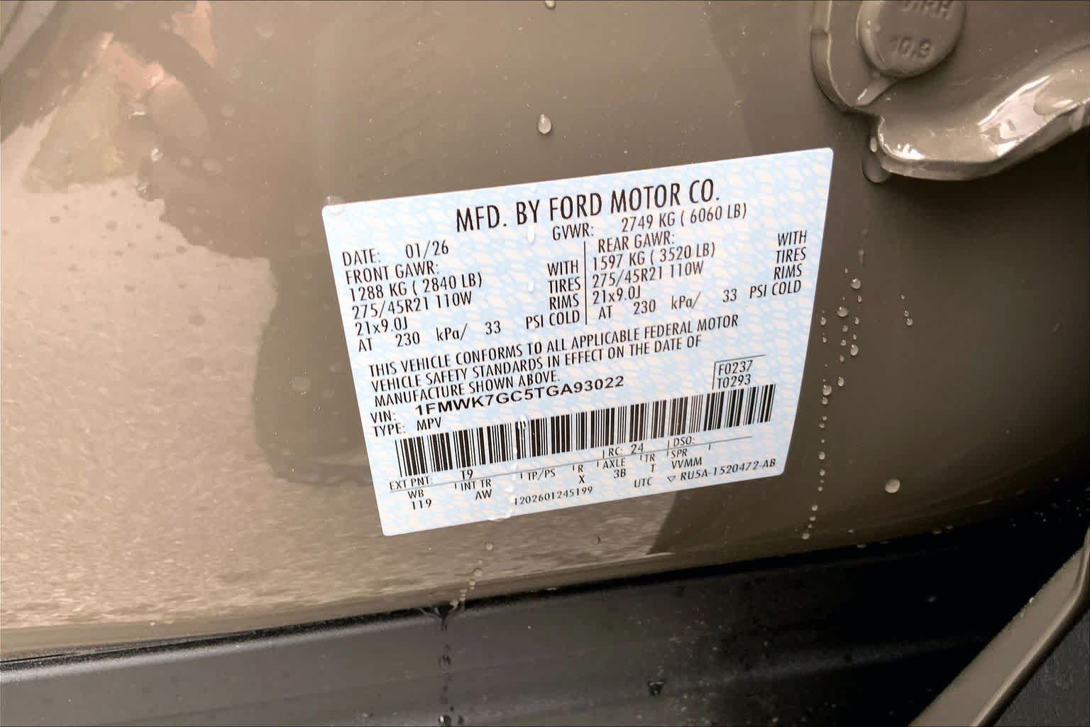 New 2026 Ford Explorer ST w/ Sun And Sound Package RWD image 16