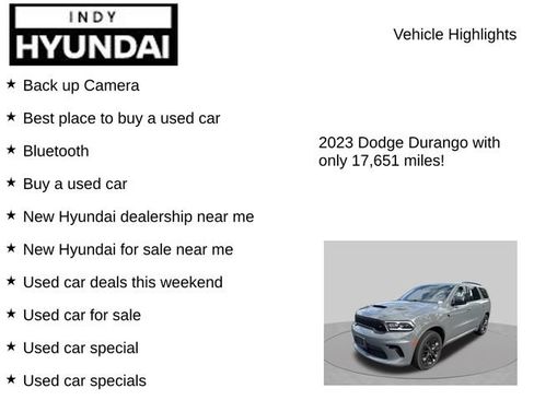 Used 2023 Dodge Durango R/T w/ Hemi Orange Plus Package AWD/4WD image 8