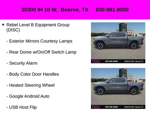 Used 2022 RAM 1500 Rebel w/ Rebel Level B Equipment Group AWD/4WD image 18
