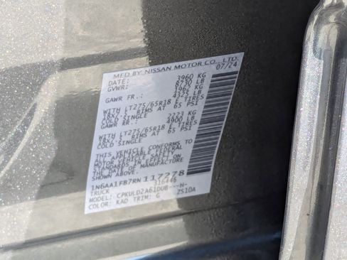 Certified 2024 Nissan Titan PRO-4X w/ Pro-4x Convenience Package image 38