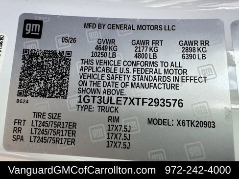 New 2026 GMC Sierra 2500 Pro w/ 1SA Pro Safety Plus Package AWD/4WD image 22