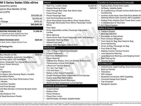 Used 2023 BMW 530e xDrive w/ Luxury Seating Package image 3