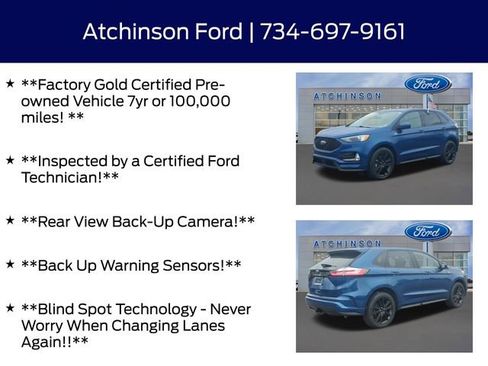 Certified 2023 Ford Edge ST-Line w/ Class II Trailer Tow Package AWD/4WD image 5