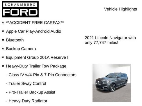 Used 2021 Lincoln Navigator Reserve AWD/4WD image 8