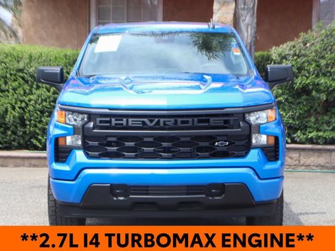 Used 2025 Chevrolet Silverado 1500 Custom w/ Turbomax Blackout Package AWD/4WD image 3