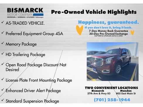 Used 2018 GMC Yukon SLT w/ HD Trailering Package AWD/4WD image 5