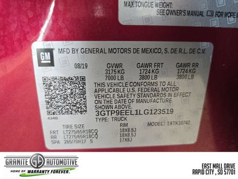 Used 2020 GMC Sierra 1500 AT4 w/ AT4 Preferred Package AWD/4WD image 29