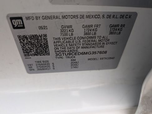 Certified 2021 GMC Sierra 1500 Elevation w/ X31 Off-Road Package image 23