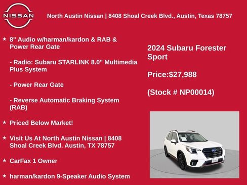 Used 2024 Subaru Forester Sport AWD/4WD image 6