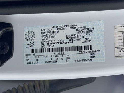 Used 2020 Ford F150 XLT w/ Equipment Group 301A Mid image 31