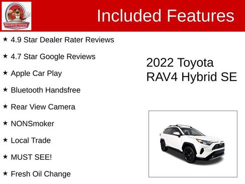 Used 2022 Toyota RAV4 SE w/ Convenience Package image 4