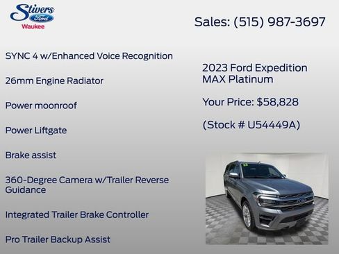 Certified 2023 Ford Expedition Max Platinum AWD/4WD image 22