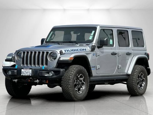 Used 2021 Jeep Wrangler Unlimited Rubicon 4xe w/ Steel Bumper Group AWD/4WD image 7