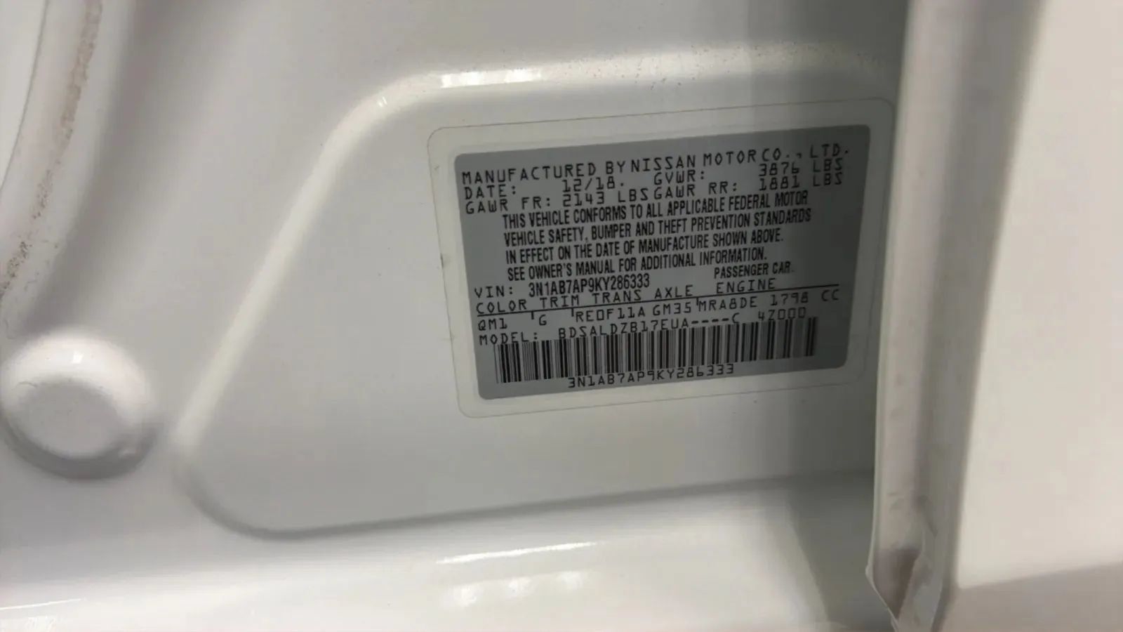 Used 2019 Nissan Sentra SV FWD image 21