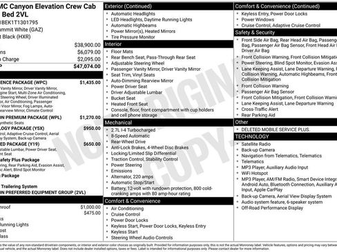 New 2026 GMC Canyon Elevation w/ Convenience Package RWD image 34