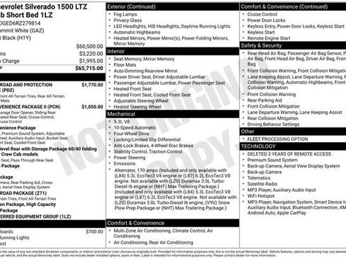 Used 2024 Chevrolet Silverado 1500 LTZ AWD/4WD image 2