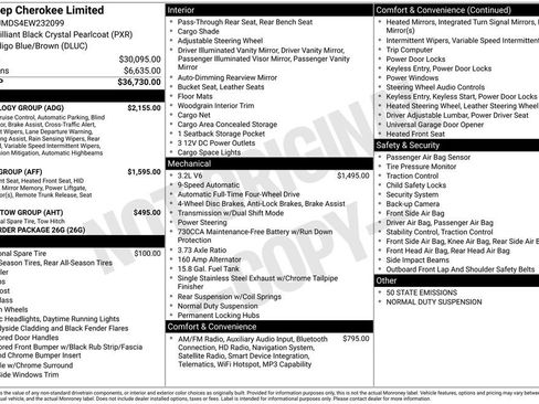 Used 2014 Jeep Cherokee Limited w/ Technology Group image 30