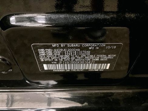 Used 2019 Subaru WRX Premium w/ Performance Package AWD/4WD image 32
