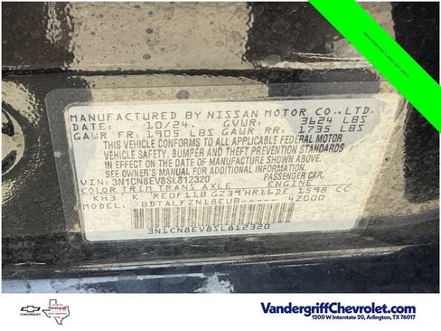 Used 2025 Nissan Versa SV FWD image 28