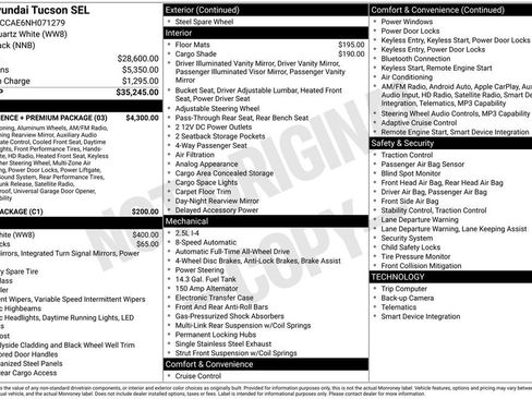 Used 2022 Hyundai Tucson SEL w/ Convenience + Premium Package AWD/4WD image 7