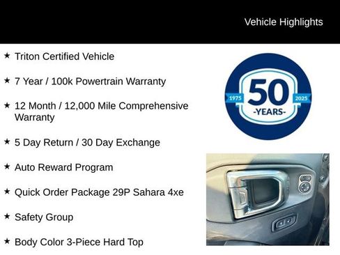 Used 2025 Jeep Wrangler Unlimited Sahara w/ Safety Group image 5