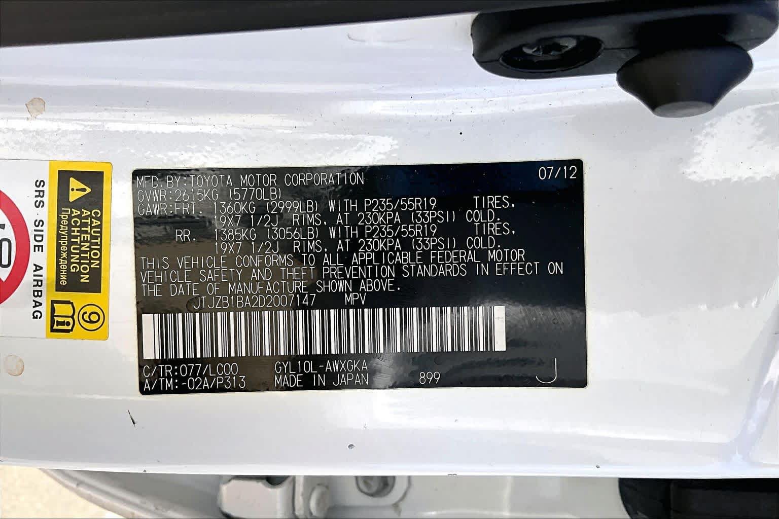 Used 2013 Lexus RX 450h FWD w/ Navigation Pkg image 34