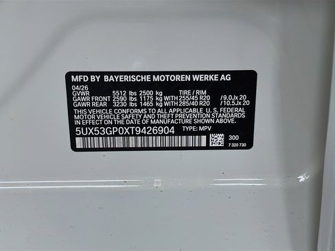 New 2026 BMW X3 xDrive30 w/ M Sport Package image 41