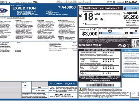Used 2024 Ford Expedition Limited AWD/4WD image 2
