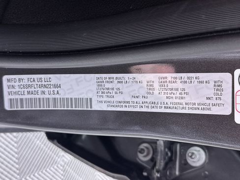 Used 2024 RAM 1500 Rebel AWD/4WD image 31