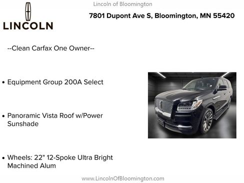 Used 2019 Lincoln Navigator Select AWD/4WD image 5