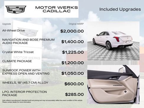 Certified 2023 Cadillac CT4 Premium Luxury AWD/4WD image 4