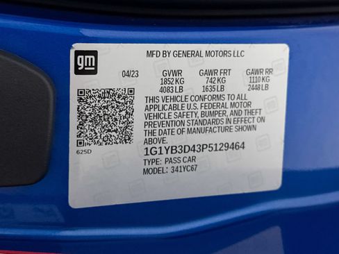 Used 2023 Chevrolet Corvette Stingray Preferred Conv RWD image 42