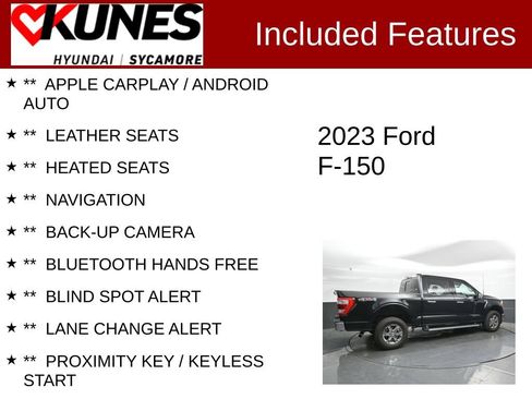 Used 2023 Ford F150 Lariat AWD/4WD image 2