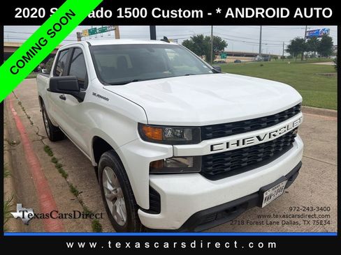 Used 2020 Chevrolet Silverado 1500 Custom w/ Custom Value Package RWD image 3