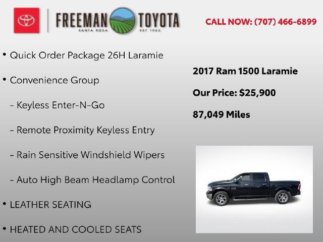 Used 2017 RAM 1500 Laramie w/ Convenience Group AWD/4WD image 5
