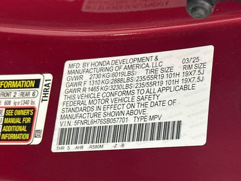 Used 2025 Honda Odyssey Sport-L image 12