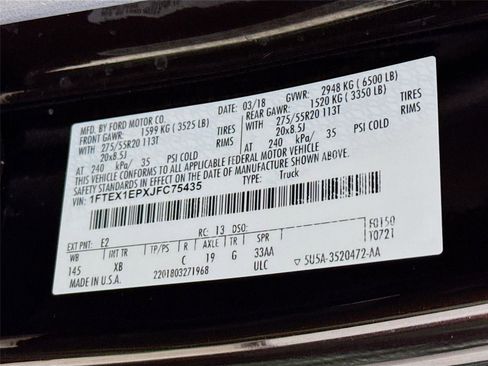 Used 2018 Ford F150 XLT w/ Equipment Group 302A Luxury image 32