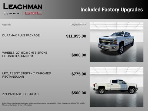 Certified 2019 Chevrolet Silverado 2500 LTZ w/ Duramax Plus Package AWD/4WD image 10