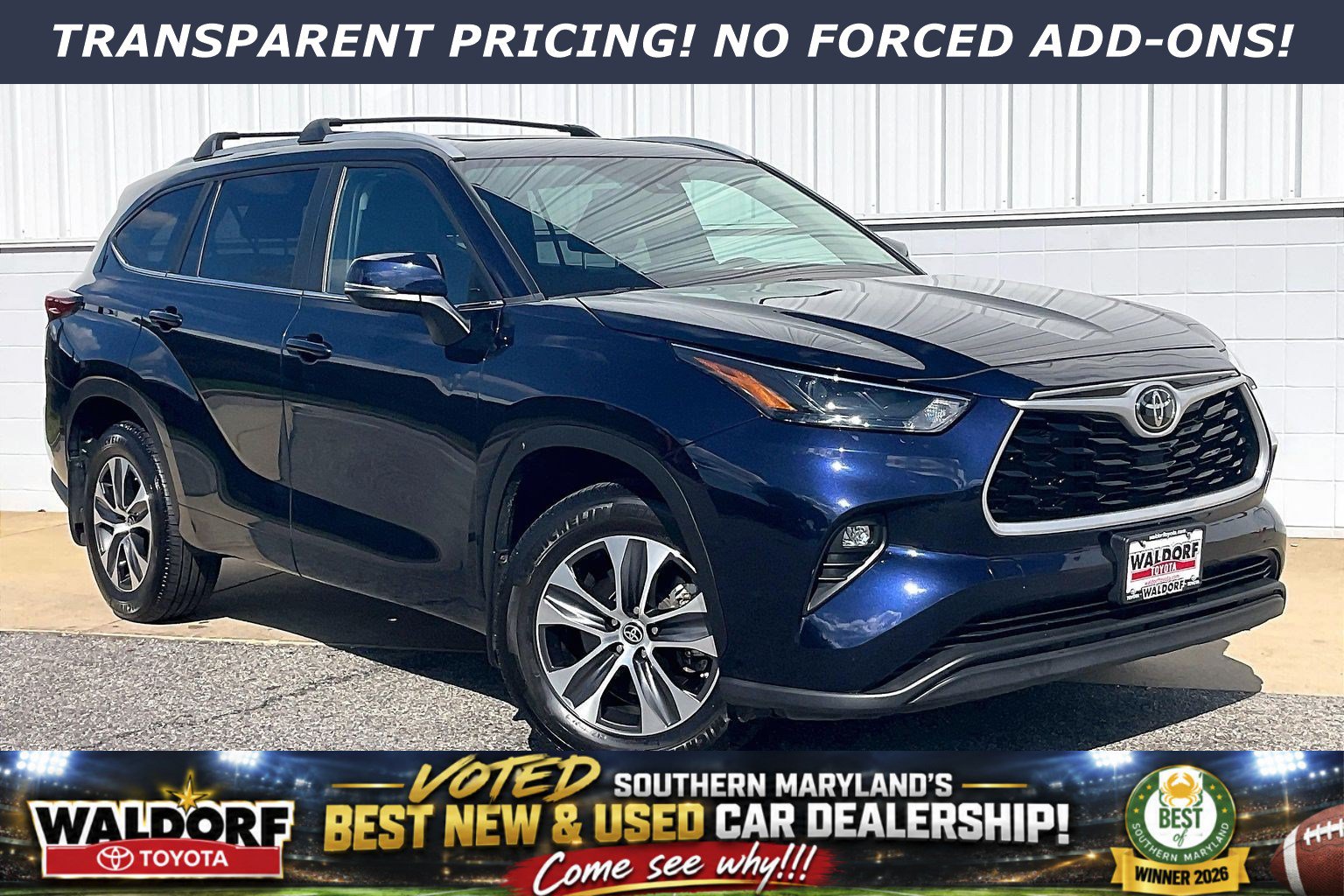 Used 2023 Toyota Highlander XLE AWD/4WD image 1